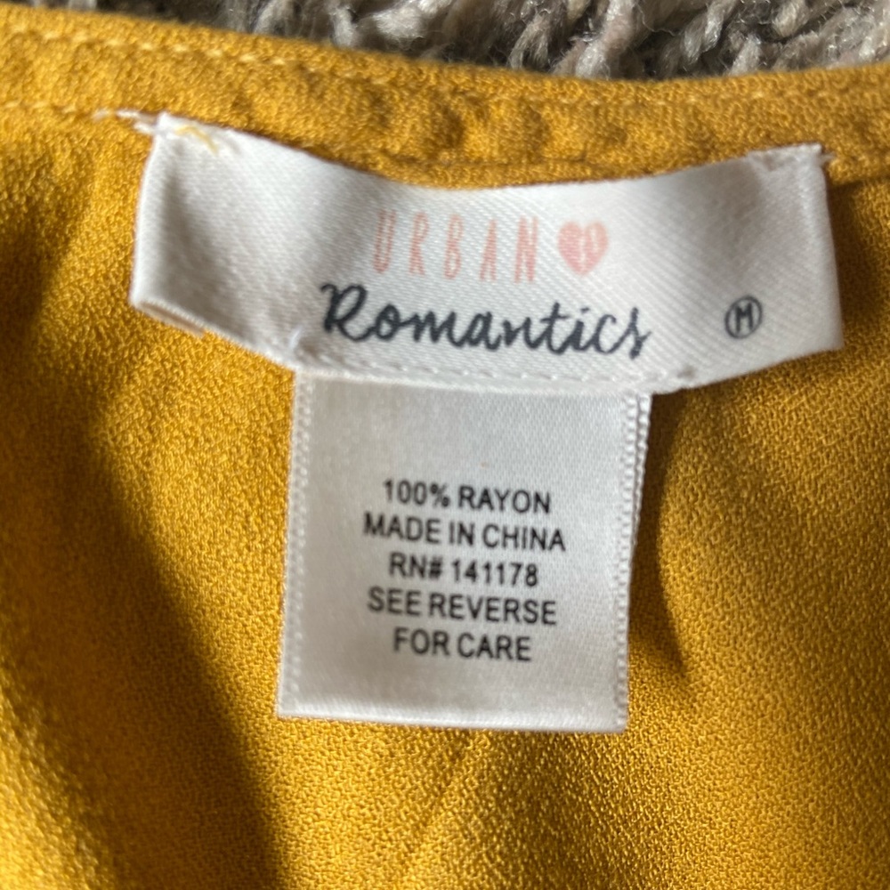 Yellow Top With Buttons 💛 - Picture 3 of 3
